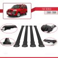 Fiat Doblo 2000-2009 Arası ile Uyumlu FLY Model Ara Atkı Tavan Barı Siyah 4 Adet
