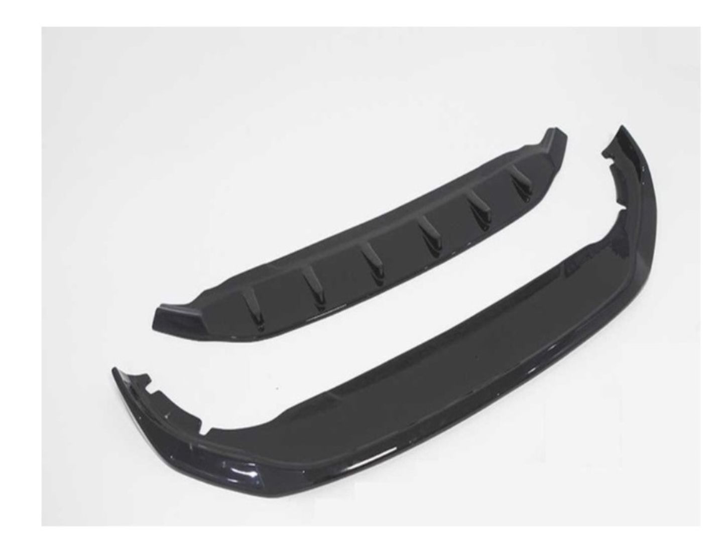 Volkswagen Golf 8 Uyumlu Piano Black Ön Lip / Style - Lıfe - Impressıon Tampon İçin