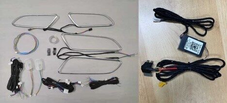 Mercedes W176 A - W117 Cla - Gla Uyumlu Yedek Parça 64 Renk Ambiyans Aydınlatma - Aplikasyon Kontrollü