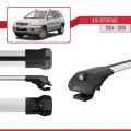 Kia Sportage 2 (JE) 2004-2009 Arası ile Uyumlu ACE-1 Ara Atkı Tavan Barı Gri 2 Adet
