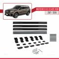 VW Golf Alltrack Mk7 2017-2019 Arası ile Uyumlu BASIC Model Ara Atkı Tavan Barı Siyah 3 Adet