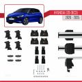 Hyundai i20 III (BC3) 2020 ve Sonrası ile Uyumlu ACE-4 Ara Atkı Tavan Barı Gri 2 Adet