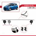 Hyundai i10 (PA) 2007-2013 Arası ile Uyumlu ACE-4 Ara Atkı Tavan Barı Gri 2 Adet