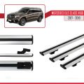 VW Golf Alltrack Mk7 2017-2019 Arası ile Uyumlu BASIC Model Ara Atkı Tavan Barı Gri 3 Adet