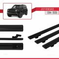 Jeep Renegade (BU) 2014 ve Sonrası ile Uyumlu BASIC Model Ara Atkı Tavan Barı Siyah 3 Adet
