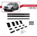 Mercedes M Class (W163) 1998-2005 Arası ile Uyumlu BASIC Model Ara Atkı Tavan Barı Siyah 2 Adet