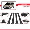 Citroen Nemo 3 (225) 2008-2017 Arası ile Uyumlu FLY Model Ara Atkı Tavan Barı Siyah 4 Adet