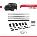 Jeep Renegade (BU) 2014 ve Sonrası ile Uyumlu BASIC Model Ara Atkı Tavan Barı Gri 3 Adet