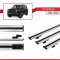 Jeep Renegade (BU) 2014 ve Sonrası ile Uyumlu BASIC Model Ara Atkı Tavan Barı Gri 3 Adet