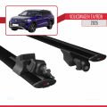 Volkswagen Tayron 2025 ve Sonrası ile Uyumlu HOOK Model Ara Atkı Tavan Barı Siyah 2 Adet