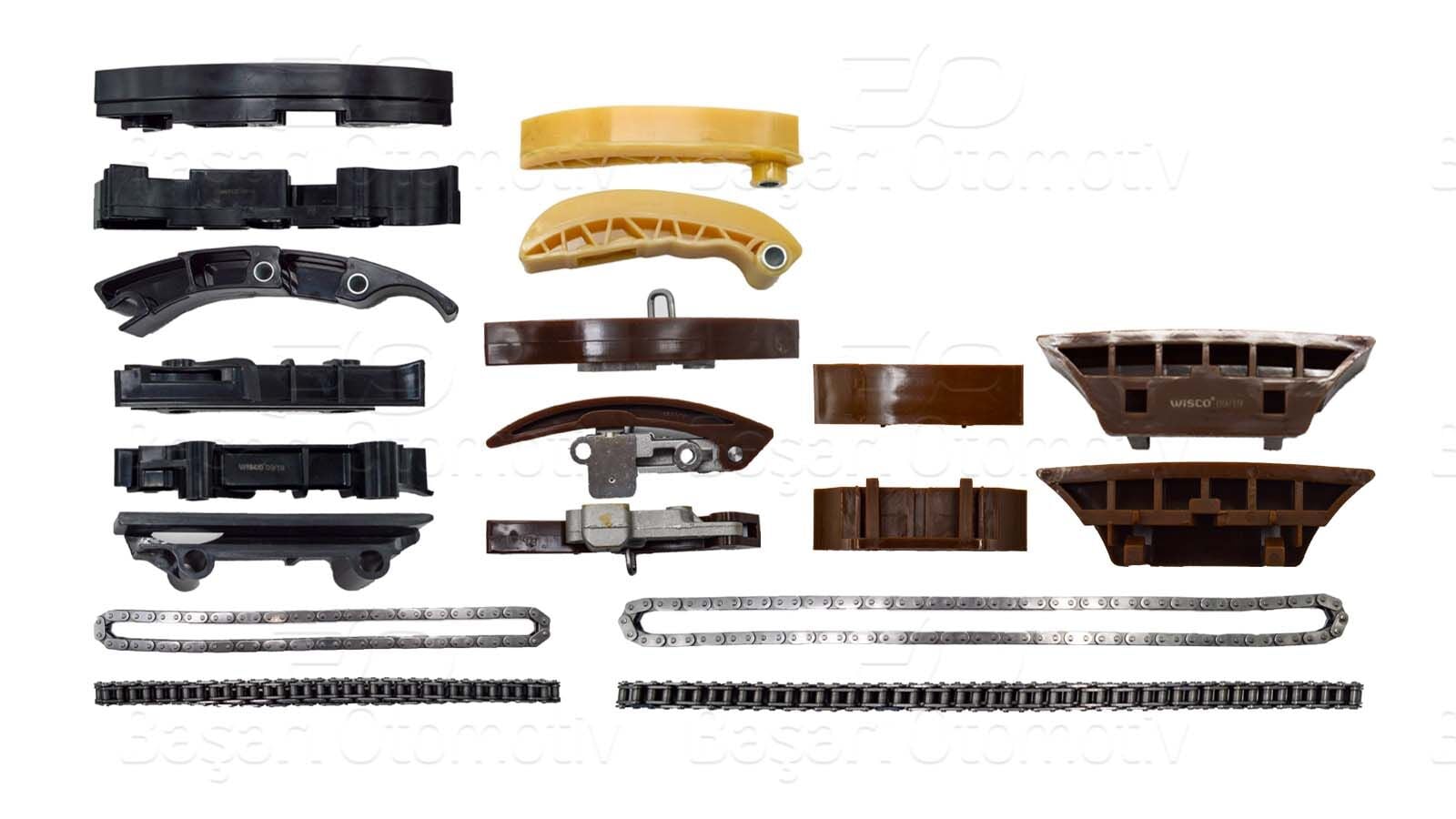 Volkswagen Golf 4 Golf 5 Passat B5.5 Bora Eos Beetle Phaeton Sharan Touareg T5, Seat Leon Toledo 2, Audi A3 TT Uyumlu 8 Parça Zincir Seti