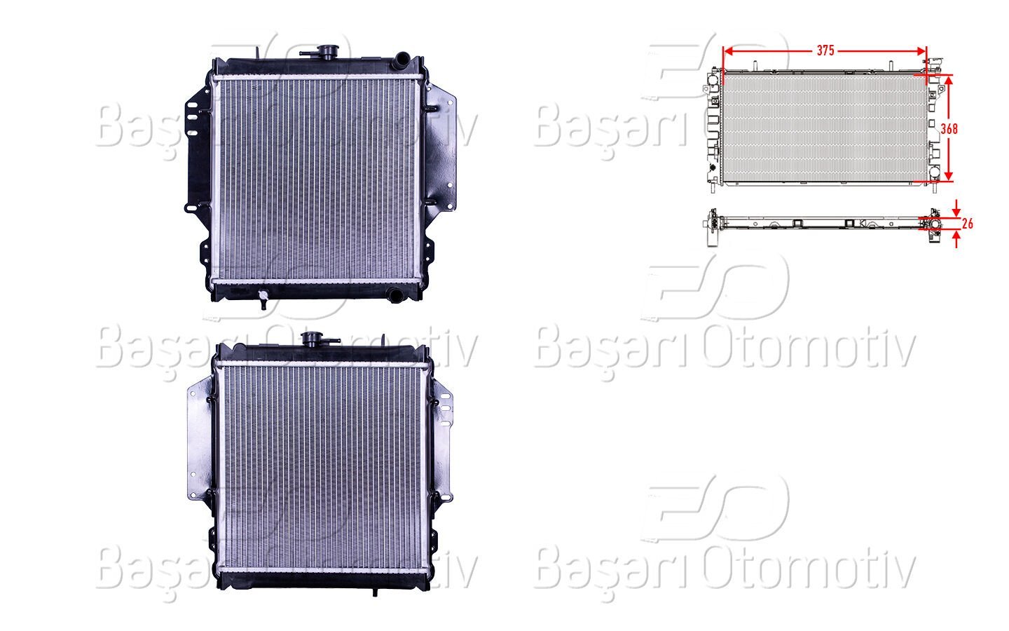 Suzuki Samurai (SJ) 1.3 Su Radyatörü