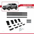 Dacia Duster 3 (P1310) 2024 ve Sonrası ile Uyumlu BASIC Model Ara Atkı Tavan Barı Siyah 2 Adet