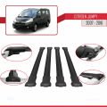 Citroen Jumpy 2 (G9) 2007-2016 Arası ile Uyumlu FLY Model Ara Atkı Tavan Barı Siyah 4 Adet