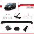 Citroen Jumpy 2 (G9) 2007-2016 Arası ile Uyumlu FLY Model Ara Atkı Tavan Barı Siyah 4 Adet