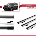 Jeep Patriot 2007-2017 Arası ile Uyumlu BASIC Model Ara Atkı Tavan Barı Gri 3 Adet