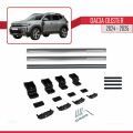 Dacia Duster 3 (P1310) 2024 ve Sonrası ile Uyumlu BASIC Model Ara Atkı Tavan Barı Gri 2 Adet