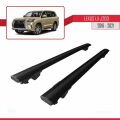 Lexus LX 3 (J200) 2016-2021 Arası ile Uyumlu HOOK Model Ara Atkı Tavan Barı Siyah 2 Adet
