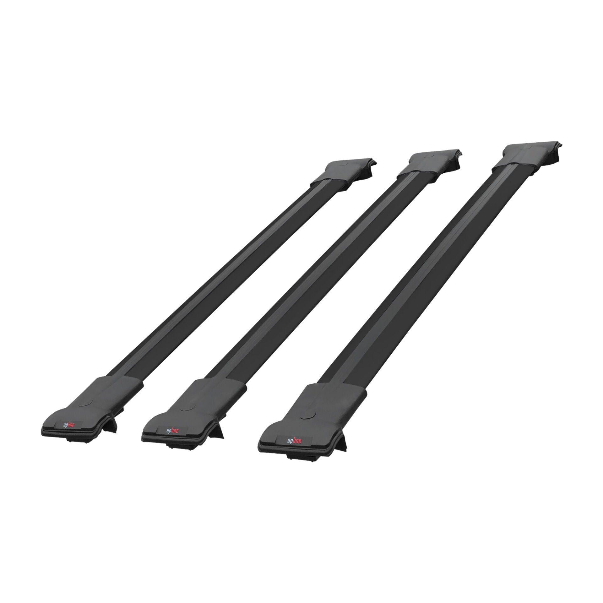 Toyota Land Cruiser Prado (J120) 2002-2006 Arası ile Uyumlu FLY Model Ara Atkı Tavan Barı Siyah 3 Adet