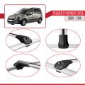 Peugeot Partner 2 Tepee 2008-2018 Arası ile Uyumlu ACE-1 Ara Atkı Tavan Barı Gri 2 Adet