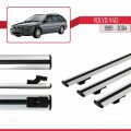 Volvo V40 1999-2004 Arası ile Uyumlu BASIC Model Ara Atkı Tavan Barı Gri 3 Adet