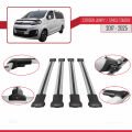 Citroen Jumpy 3 (K0) Space Tourer 2017 ve Sonrası ile Uyumlu FLY Model Ara Atkı Tavan Barı Gri 4 Adet