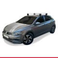 Volkswagen Polo 6 (AW) 2018 ve Sonrası ile Uyumlu ACE-4 Ara Atkı Tavan Barı Gri 2 Adet