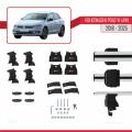 Volkswagen Polo 6 (AW) 2018 ve Sonrası ile Uyumlu ACE-4 Ara Atkı Tavan Barı Gri 2 Adet