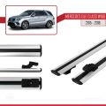 Mercedes GLE Class 3 (W166) 2015-2018 Arası ile Uyumlu BASIC Model Ara Atkı Tavan Barı Gri 2 Adet