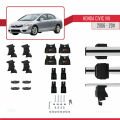 Honda Civic 8 V3 Sedan 2006-2011 Arası ile Uyumlu ACE-4 Ara Atkı Tavan Barı Gri 2 Adet
