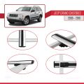 Jeep Grand Cherokee 3 (WK) 2005-2010 Arası ile Uyumlu BASIC Model Ara Atkı Tavan Barı Gri 3 Adet