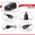 Skoda Roomster 2006-2015 Arası ile Uyumlu ACE-1 Ara Atkı Tavan Barı Gri 2 Adet