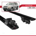 Kia Sportage 2 (JE) 2004-2009 Arası ile Uyumlu HOOK Model Ara Atkı Tavan Barı Siyah 2 Adet