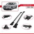Volvo XC70 II (P24) 2008-2016 Arası ile Uyumlu FLY Model Ara Atkı Tavan Barı Gri 2 Adet