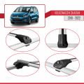 Volkswagen Sharan 2 (7N) 2010-2022 Arası ile Uyumlu ACE-1 Ara Atkı Tavan Barı Gri 2 Adet