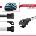 Volkswagen Sharan 2 (7N) 2010-2022 Arası ile Uyumlu ACE-1 Ara Atkı Tavan Barı Gri 2 Adet