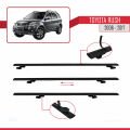 Toyota Rush 2006-2017 Arası ile Uyumlu BASIC Model Ara Atkı Tavan Barı Siyah 3 Adet