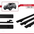 Toyota Rush 2006-2017 Arası ile Uyumlu BASIC Model Ara Atkı Tavan Barı Siyah 3 Adet