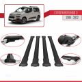 Citroen Berlingo 3 (K9) 2019-2022 Arası ile Uyumlu FLY Model Ara Atkı Tavan Barı Siyah 4 Adet