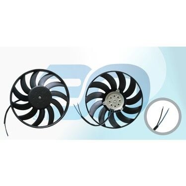 Audi A4 A6 2.4 3.0 3.2 ASN 2002 Sonrası Davlumbazsız Fan Motoru 370 mm