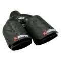Üniversal Karbon Akrapovic Egzoz Ucu Açılı Çift Çıkış Sağ 90x110 020-031R