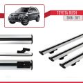 Toyota Rush 2006-2017 Arası ile Uyumlu BASIC Model Ara Atkı Tavan Barı Gri 3 Adet