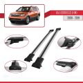 Kia Borrego (HM) 2008-2019 Arası ile Uyumlu FLY Model Ara Atkı Tavan Barı Gri 2 Adet