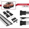 Kia Borrego (HM) 2008-2019 Arası ile Uyumlu FLY Model Ara Atkı Tavan Barı Gri 2 Adet