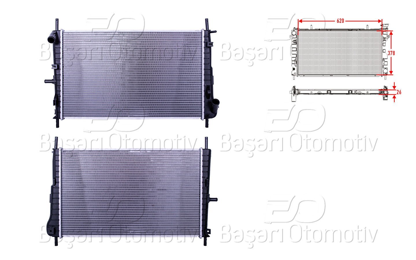 Ford Mondeo 3 2000-2007 Su Radyatörü
