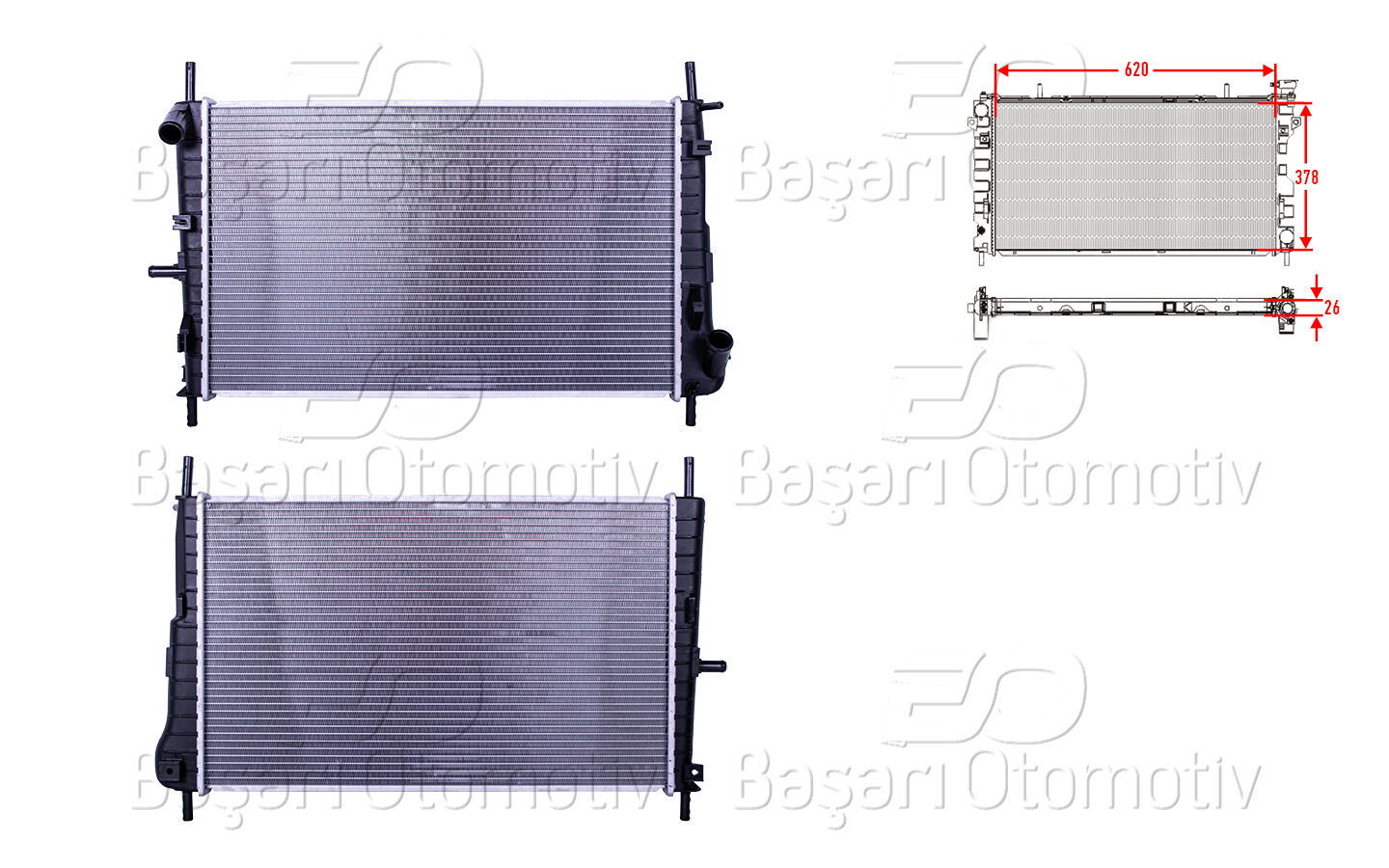 Ford Mondeo 3 2000-2007 Su Radyatörü