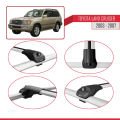 Toyota Land Cruiser (J100) 2003-2007 Arası ile Uyumlu ACE-1 Ara Atkı Tavan Barı Gri 2 Adet
