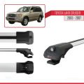 Toyota Land Cruiser (J100) 2003-2007 Arası ile Uyumlu ACE-1 Ara Atkı Tavan Barı Gri 2 Adet