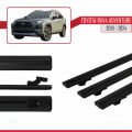 Toyota RAV4 Adventure 2019-2024 Arası ile Uyumlu BASIC Model Ara Atkı Tavan Barı Siyah 3 Adet