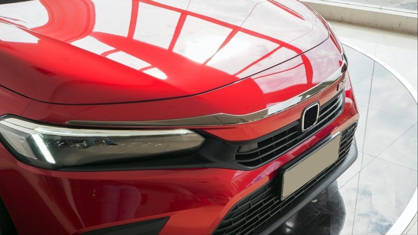 Honda Civic FE1 Uyumlu Yedek Parça 2022 İçin Uyumlu Panjur Üst Trim - Piano Black